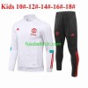 Manchester United Kinder Weiß Trainingsanzüge 2023-2024